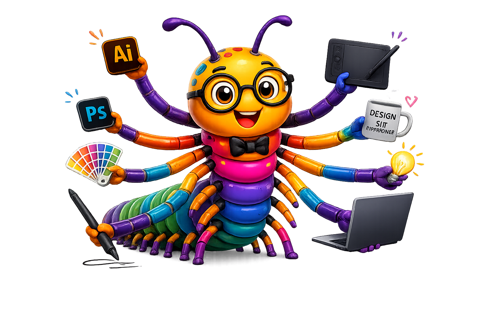 Busidesign logo mascotte